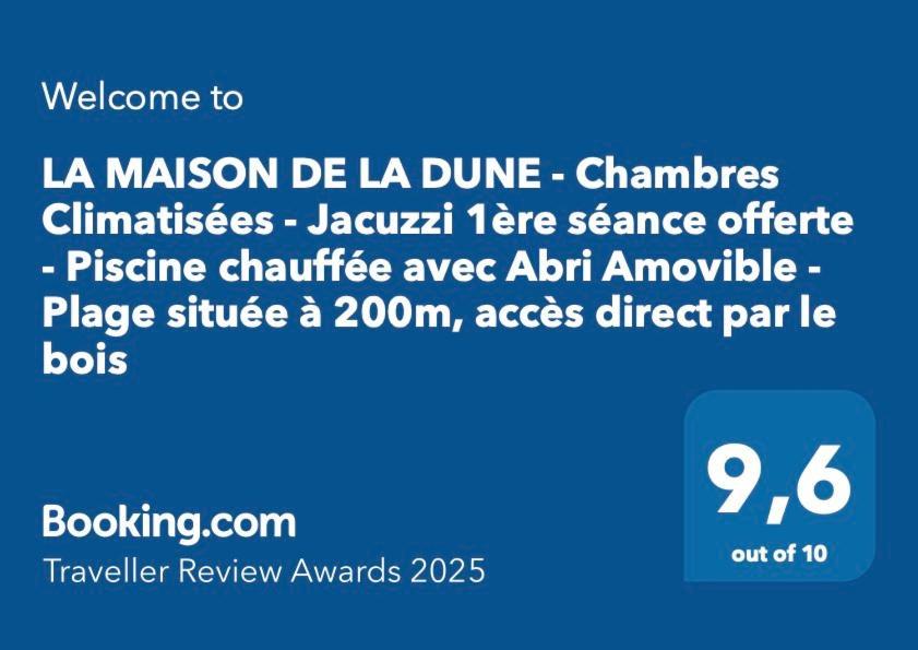 La Maison De La Dune - Chambres Climatisees - Jacuzzi 1Ere Seance Offerte - Piscine Chauffee Avec Abri Amovible - Plage Situee A 200M, Acces Direct Par Le Bois La Couarde-sur-Mer Exterior foto